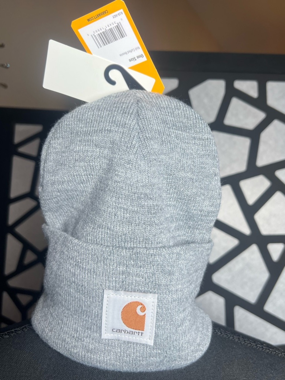 Carhartt Acrylic Watch Hat, Heather Gray, One Size model. NWT